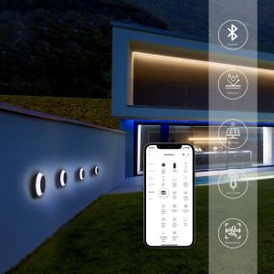 Solar powered colorful planting light