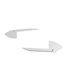 Aluminum Channel Accessory for Stairs with 1.5 cm Cover and 1 cm Depth