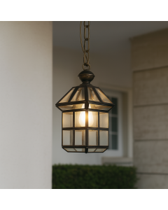 علاقي خارجي نيو كلاسيك نحاسي & برونزي بدون لمبة -E27	