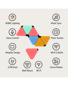 مثلث تشكيلي ذكي 6 قطع هيوم - واي فاي