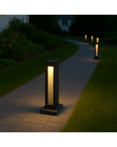 عامود حديقة مودرن بارتفاع 35سم  قاعدة T5