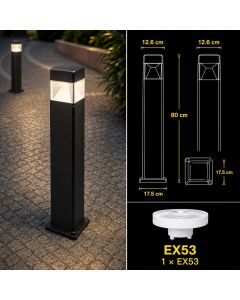 80 cm outdoor garden pole
