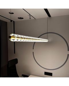 ثريا مودرن ذهبي 120سم بقوة 18 واط