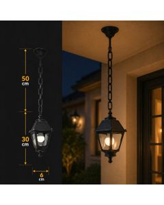 انارة معلقة اسود كلاسيك E27 فوماقالي - ايطالي	