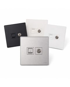Network + Satellite Socket Noorco Plus - Plano