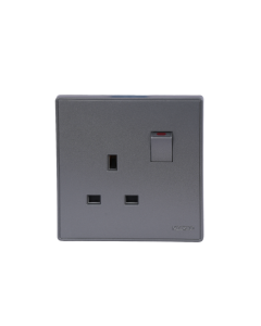 13 amp socket with a key for installation with socket bases