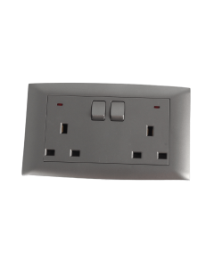 فيش مزدوج مع مفتاح 13 امبير 