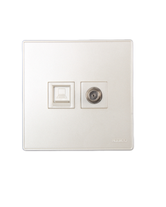 Network + Satellite Socket Noorco Plus - Plano