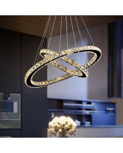 Neoclassical silver chandelier, 50 watts