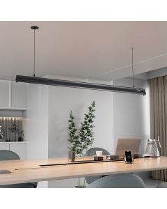 30W Anti-Glare Linear Pendant Light – 24° Beam Angle – Adjustable Free Dot System