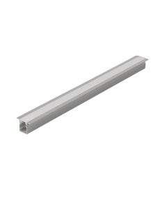 Aluminum LED Profile with Flange – 14mm Width × 12.9mm Depth – Recessed Installation