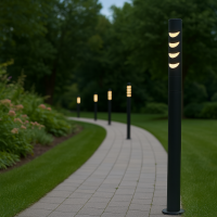 Slim garden pole, 90 cm, without bulb.