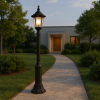 Classic garden lighting pole — available in multiple sizes.