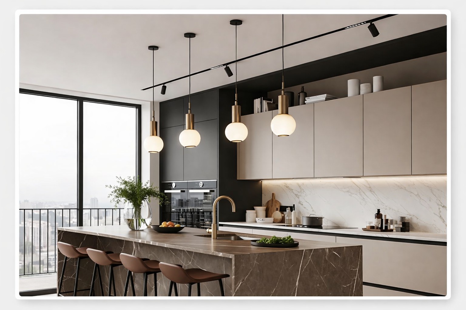 إنارة المطبخ