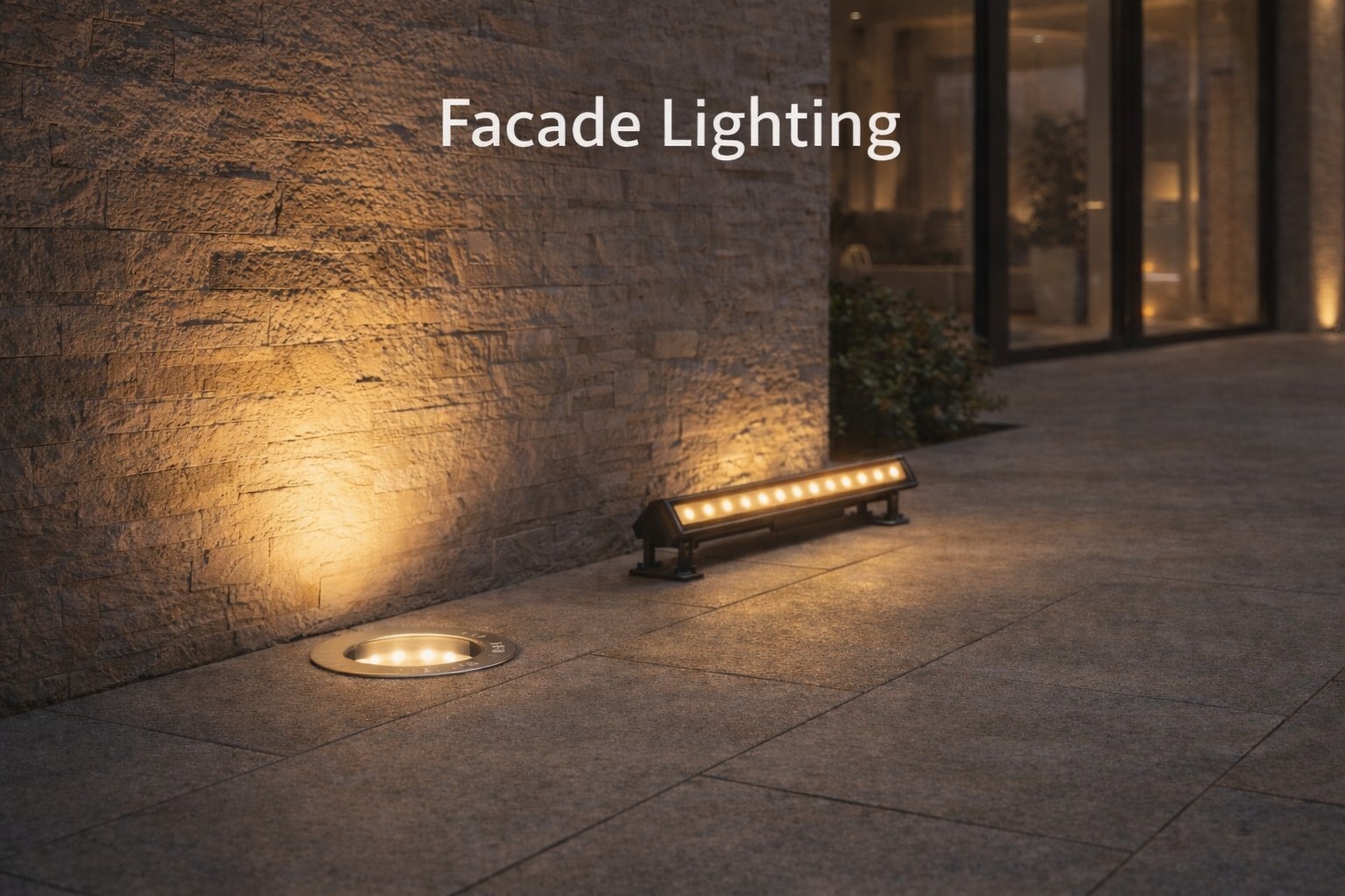 انارة الواجهات