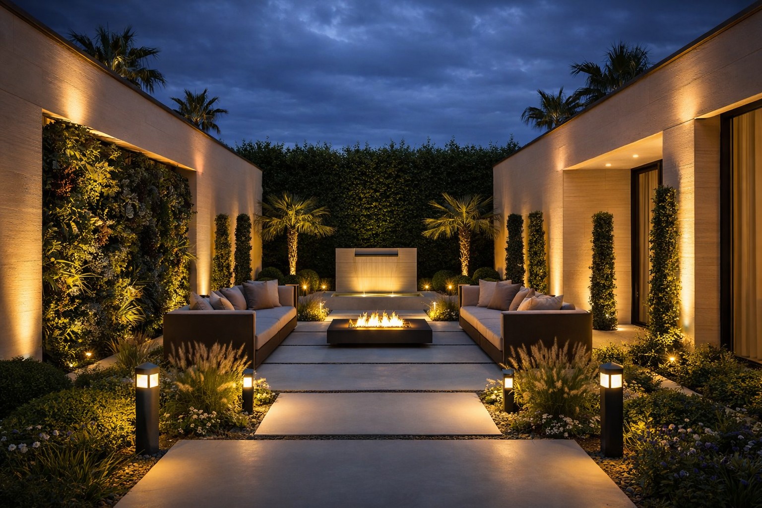 إنارة الحديقة