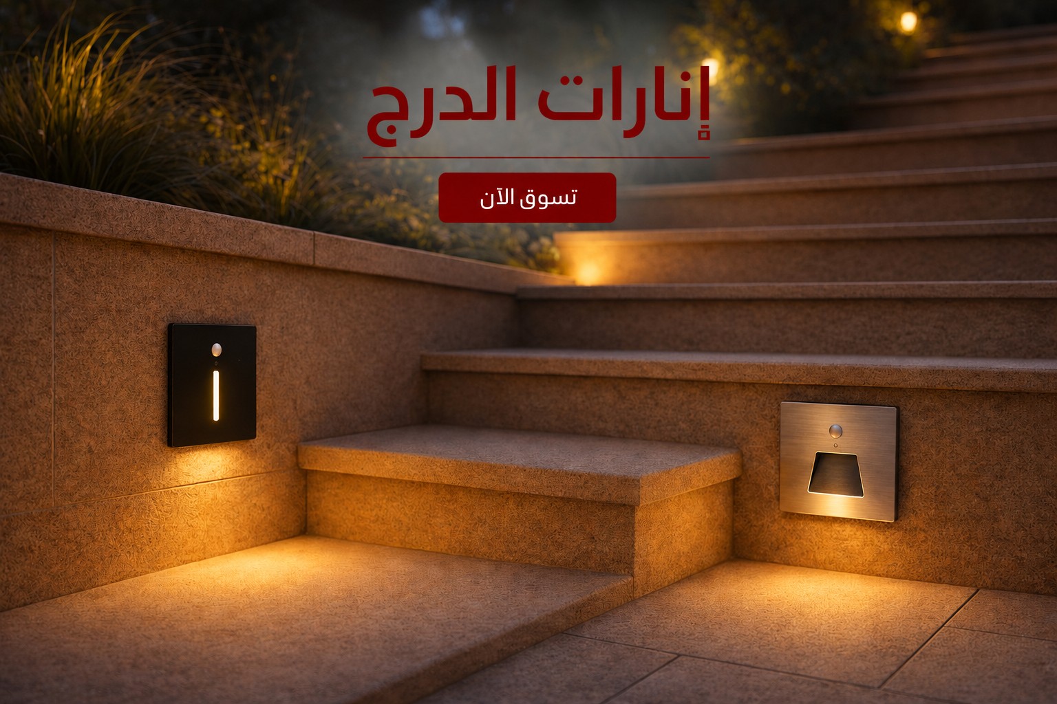 انارة الدرج