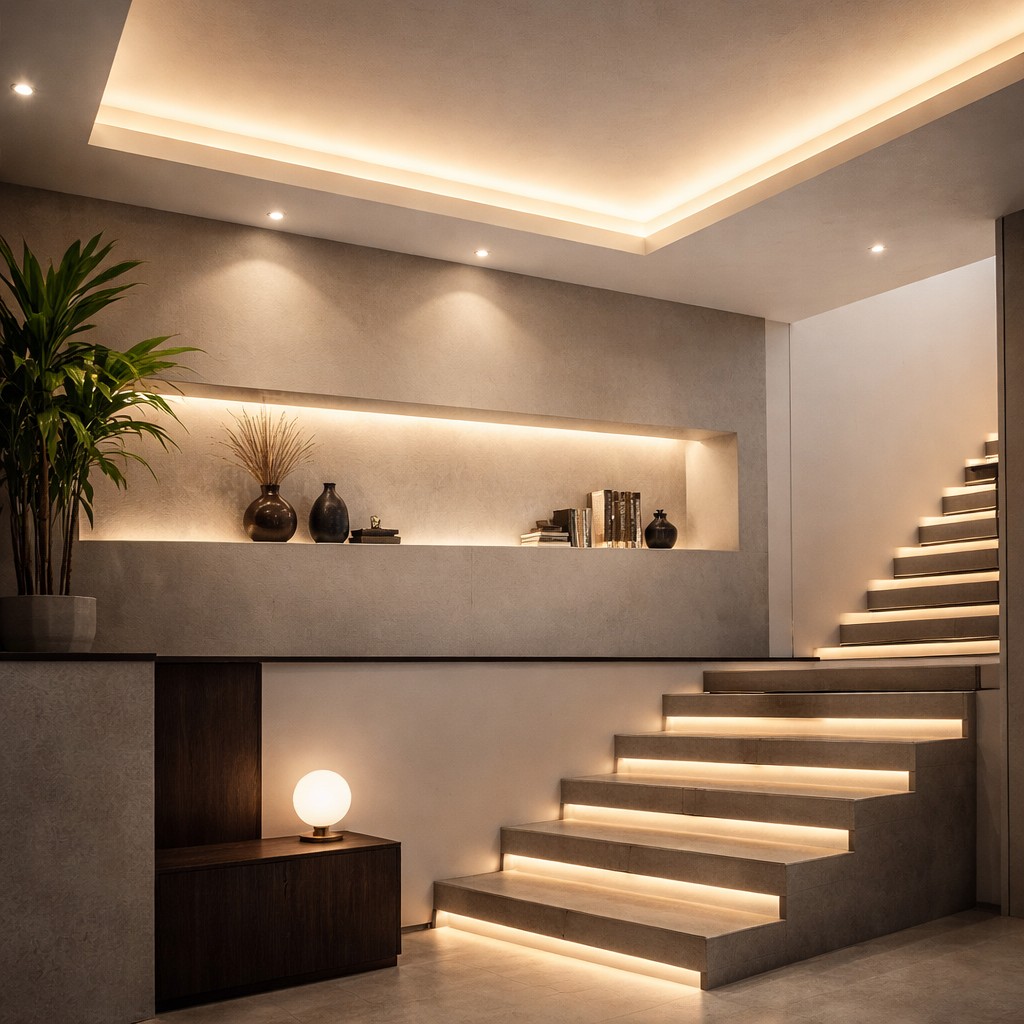 الإنارة المخفية وطريقة التركيب المناسبة