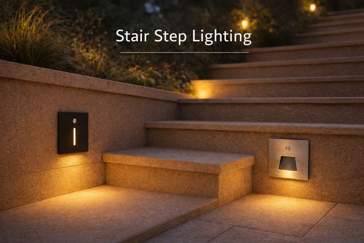 انارة الدرج